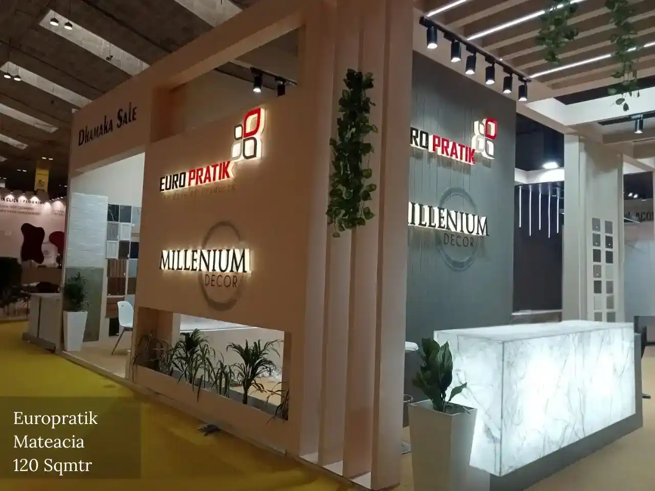 Europartik Stand build by propshop