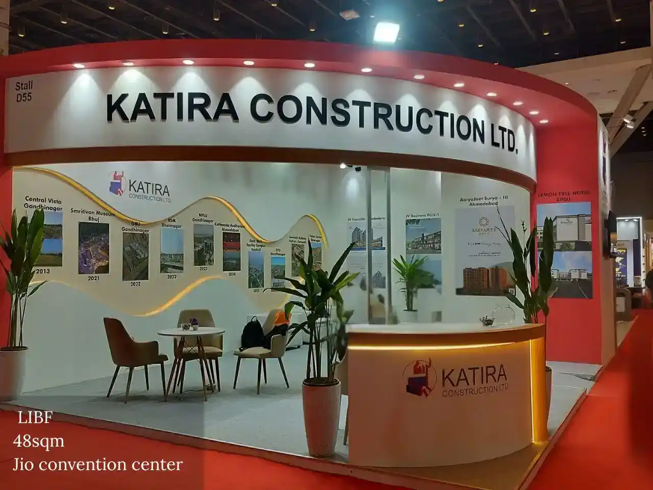 LIBF Stand build by propshop