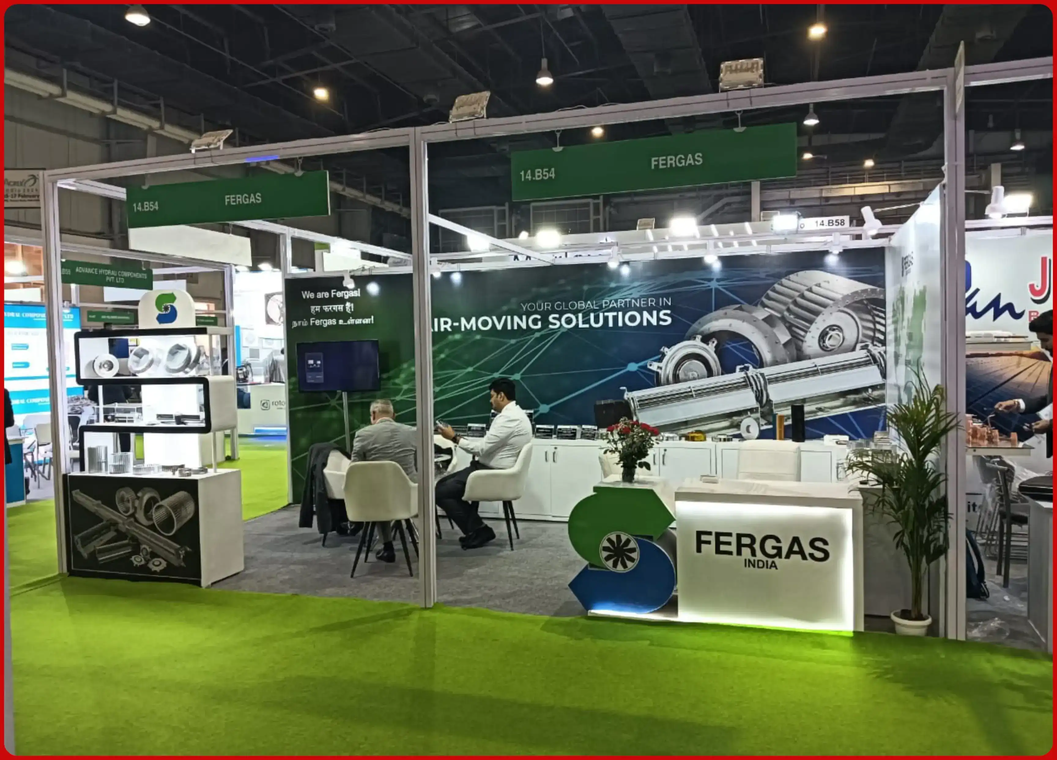 Acrex Expo stand build by Propshop