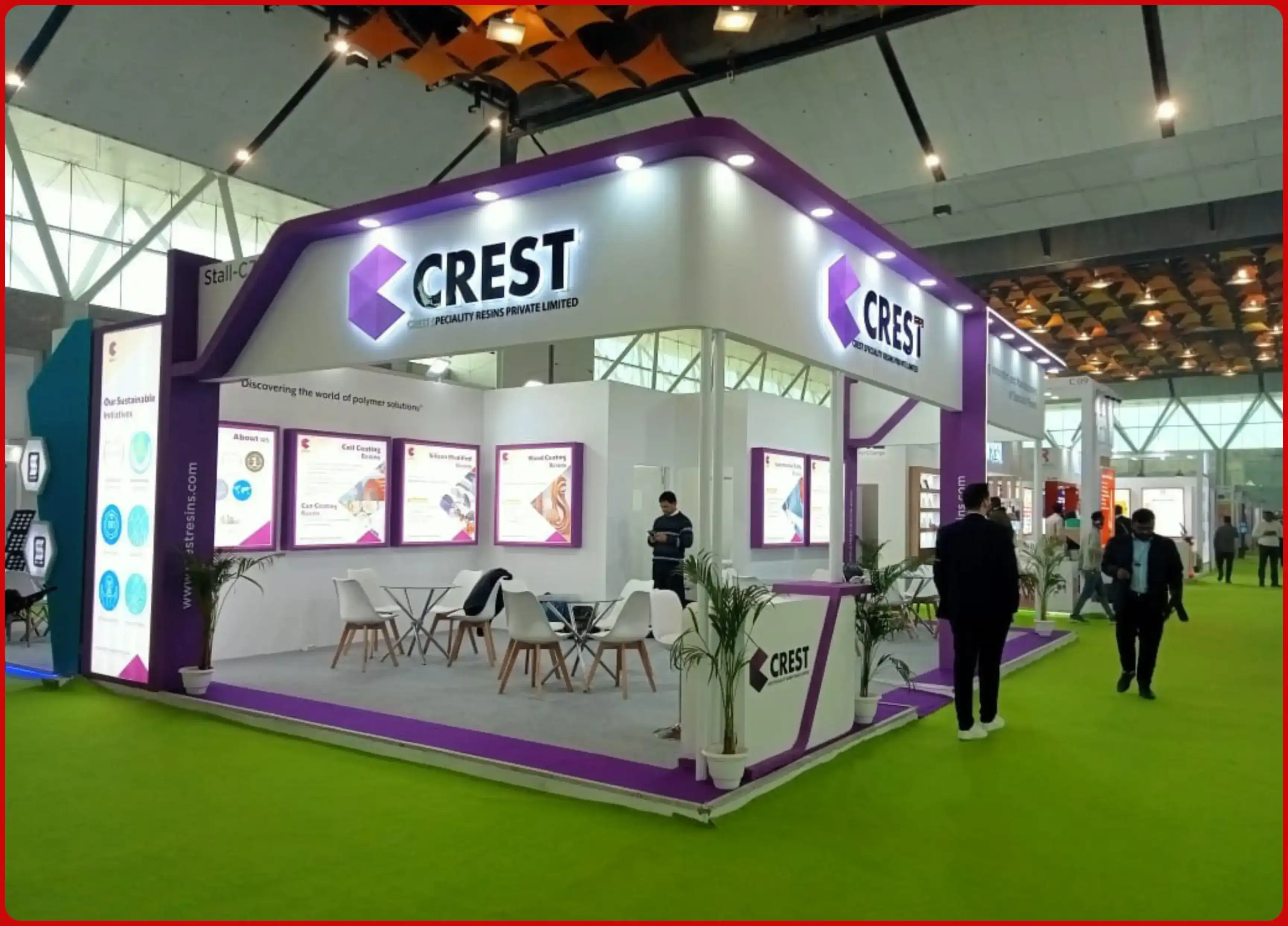 Paint India Expo stand build by Propshop