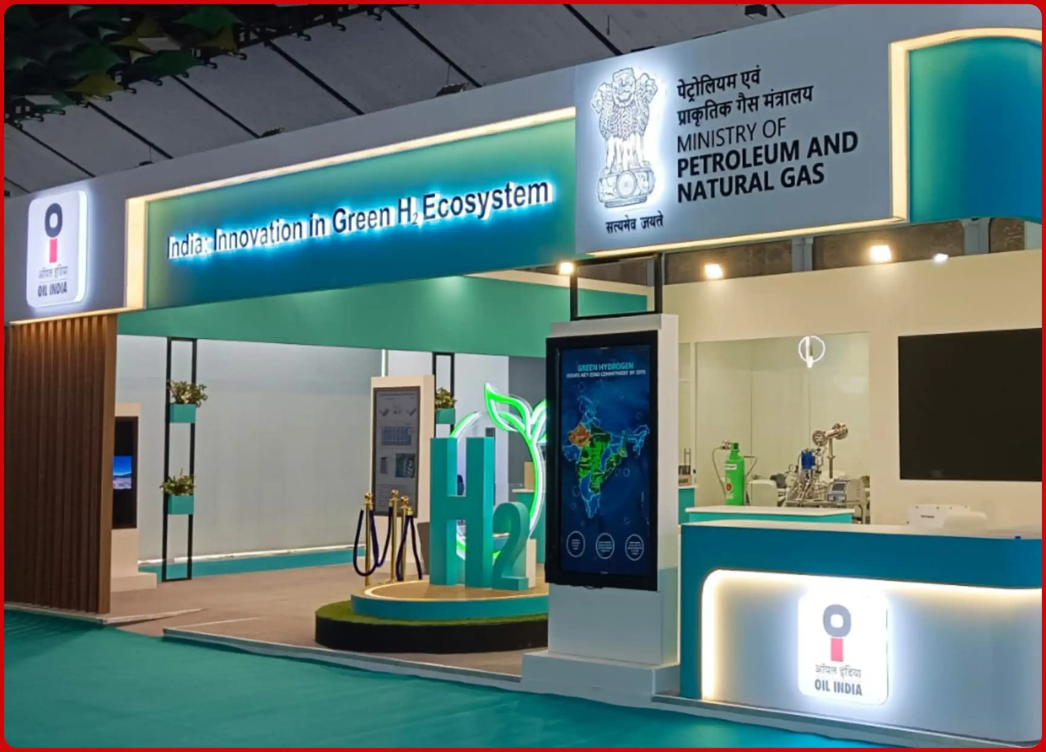 India Energy Week stand build by Propshop