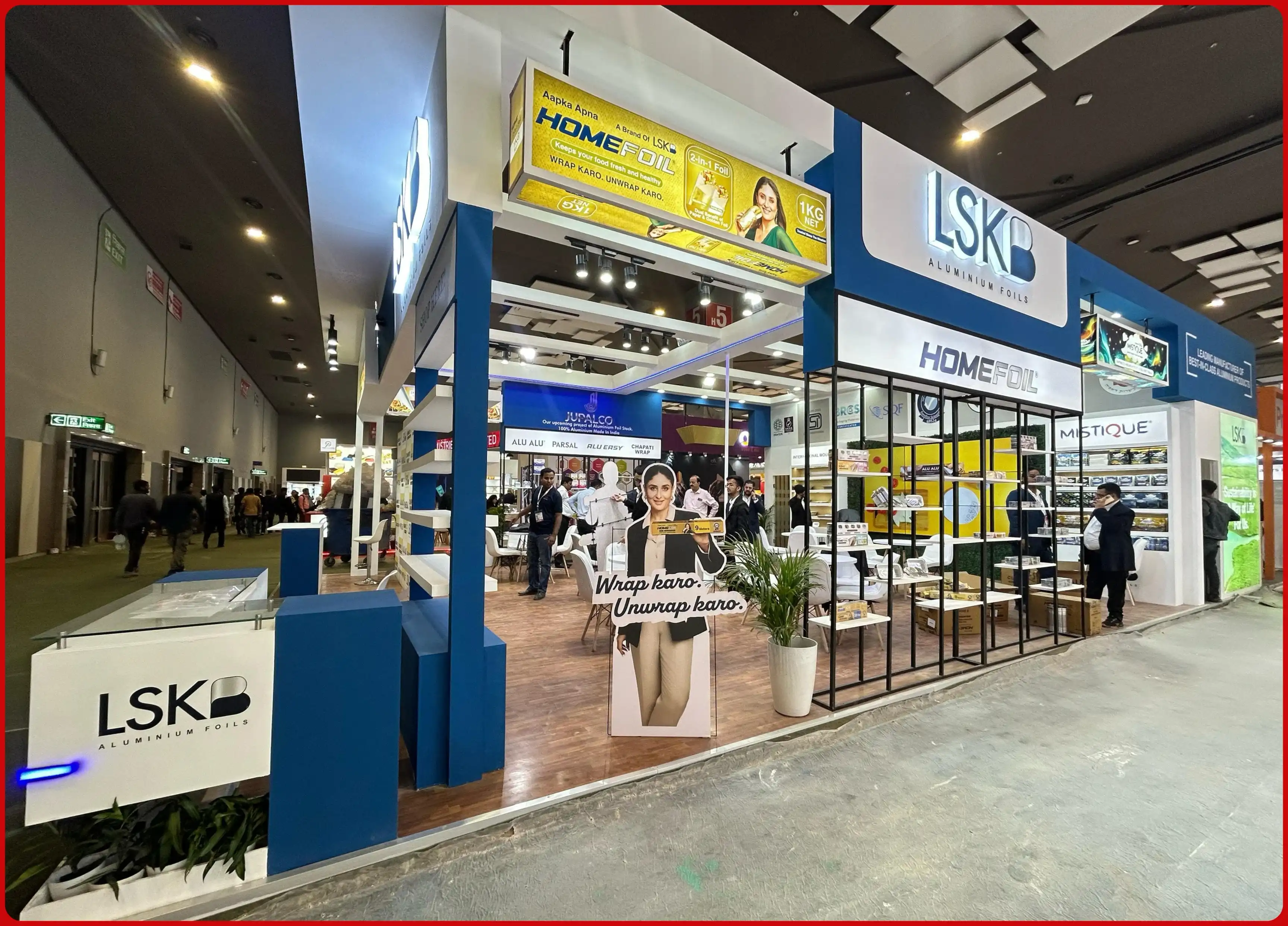 Aahar India expo stand build by Propshop