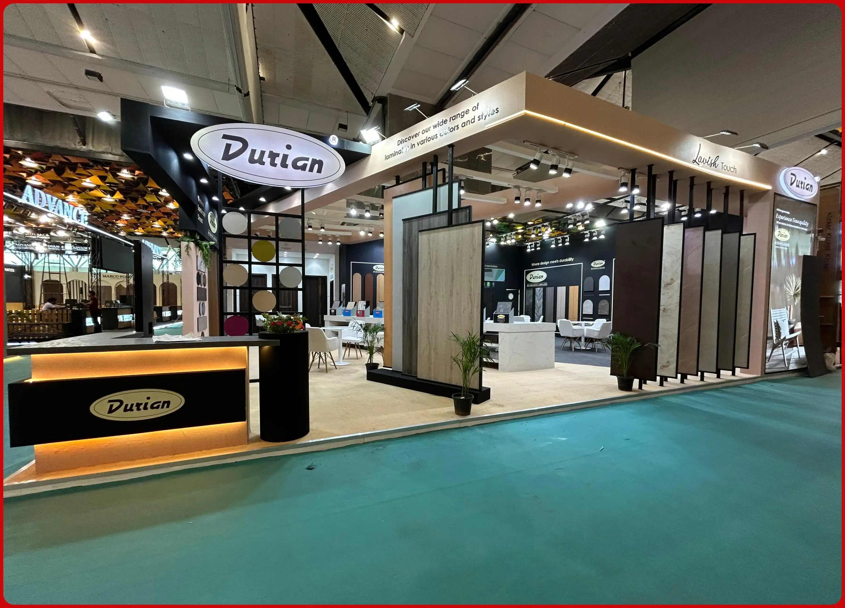 Matecia Expo stand build by Propshop