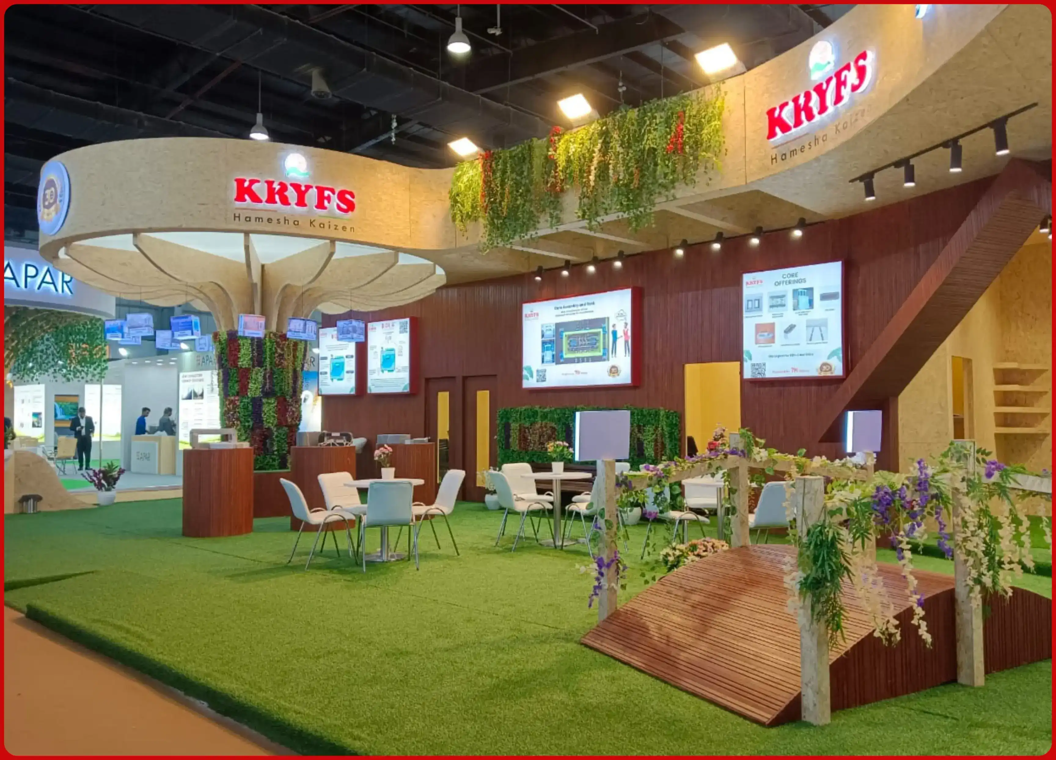 Elecrama Expo stand build by Propshop