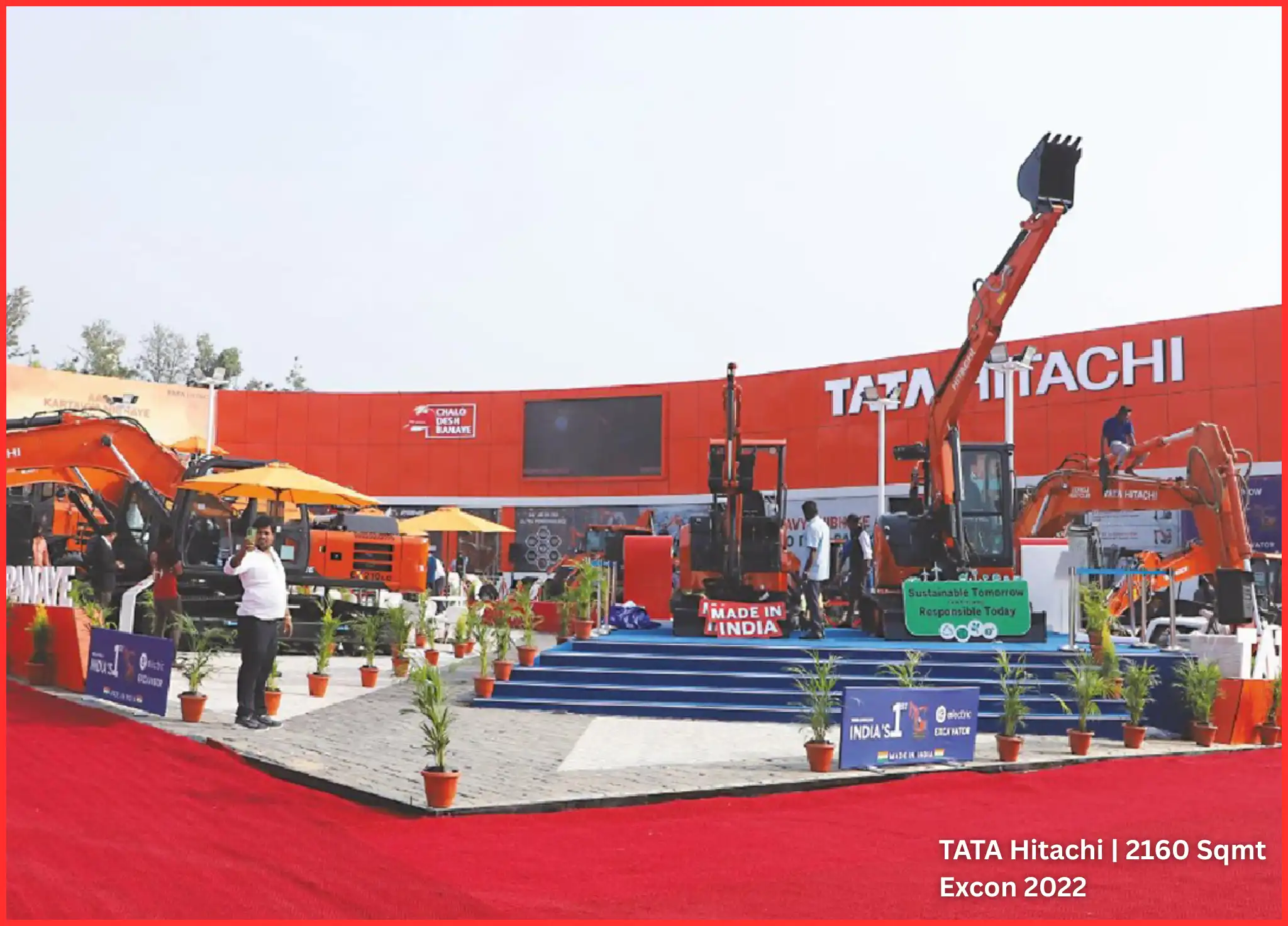 TATA Hitachi Exhibition Stand